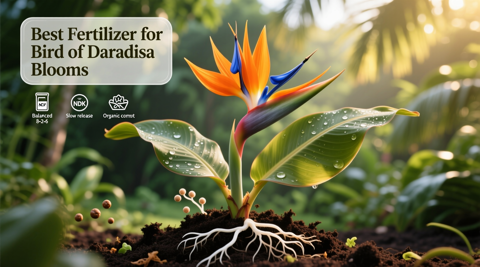 Best Fertilizer for Bird of Paradise Blooms