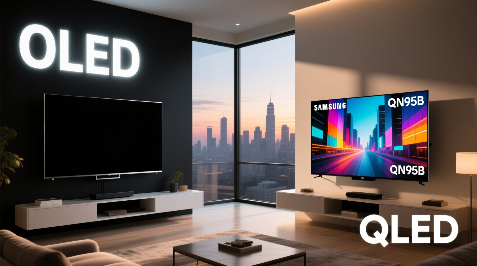 lg c2 vs samsung qn95b is oled really worth it over qled