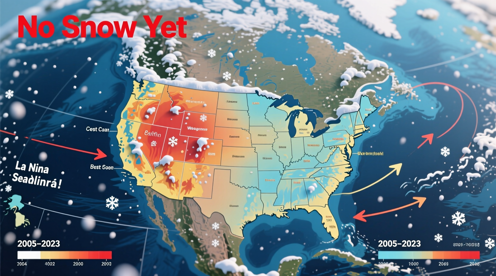 Why No Snow Yet In 2024 Winter Forecast La Nina Impact