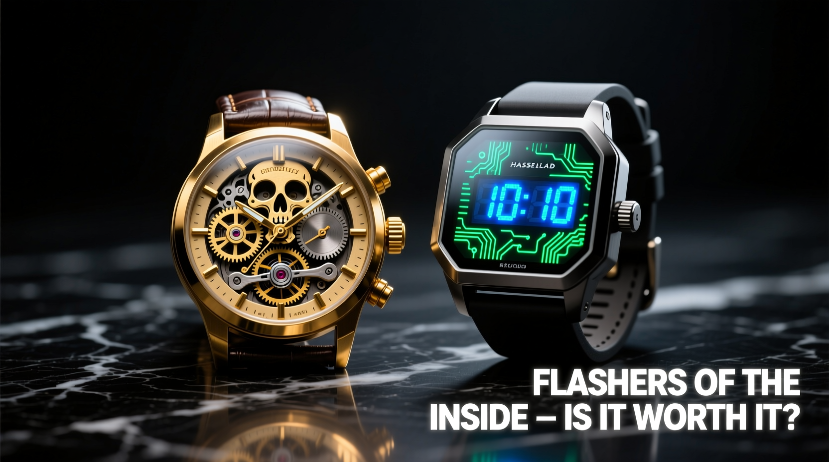 skeleton watch vs digital watch are flashy internals worth ditching the smart features