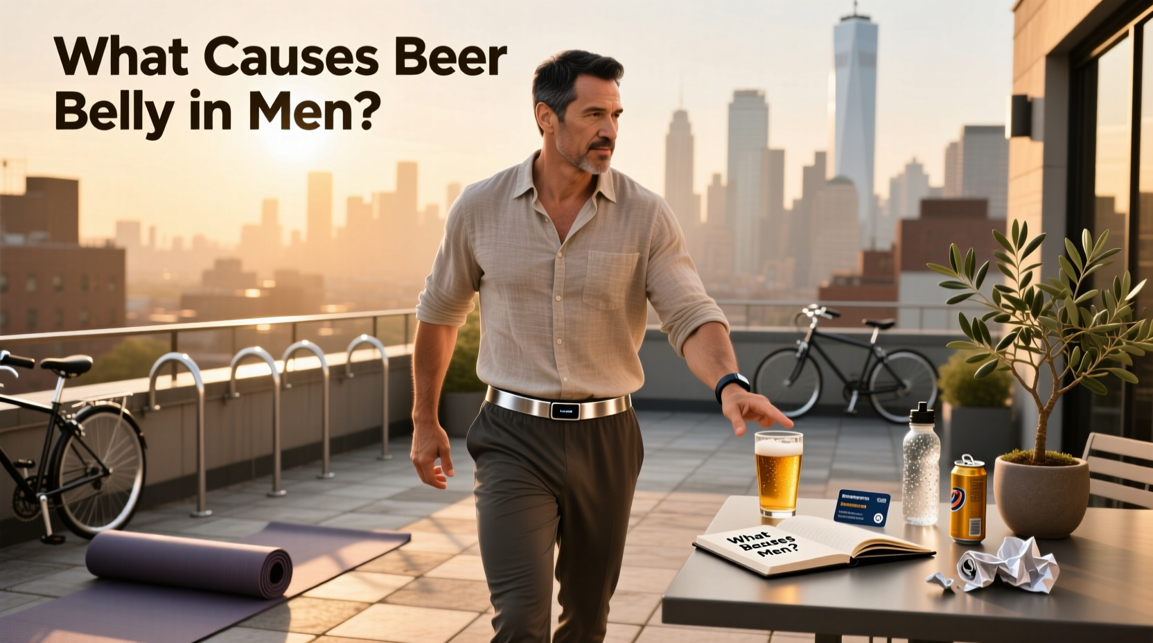 beer belly causes solutions for men