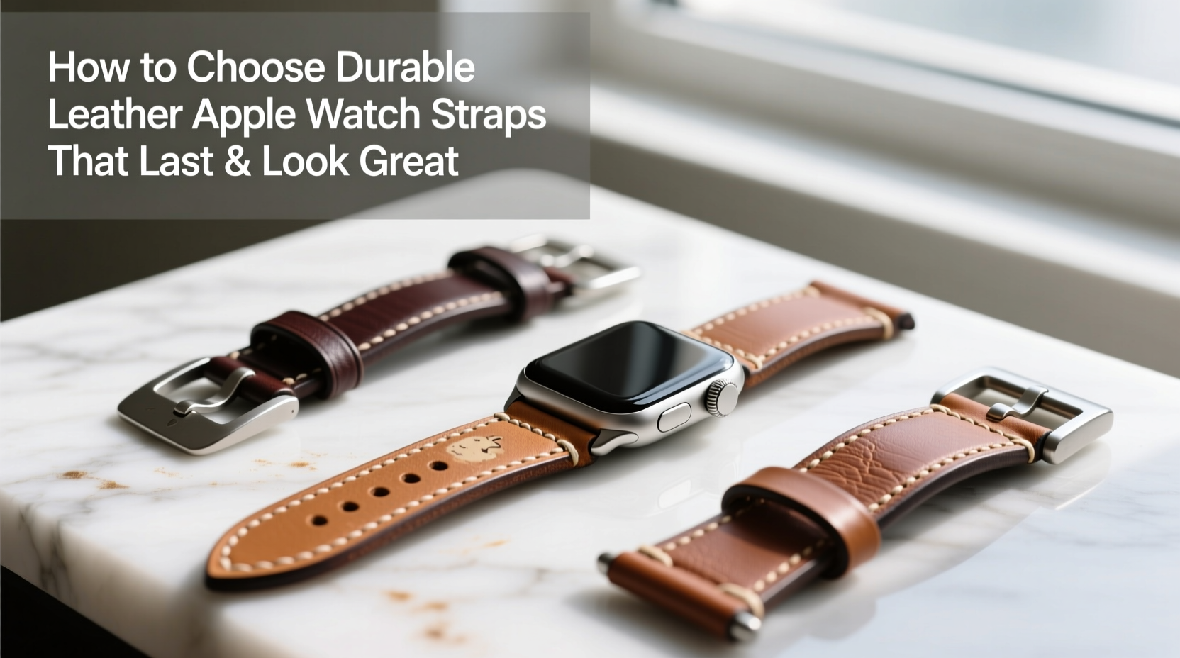 how to choose durable leather apple watch straps that last and look great