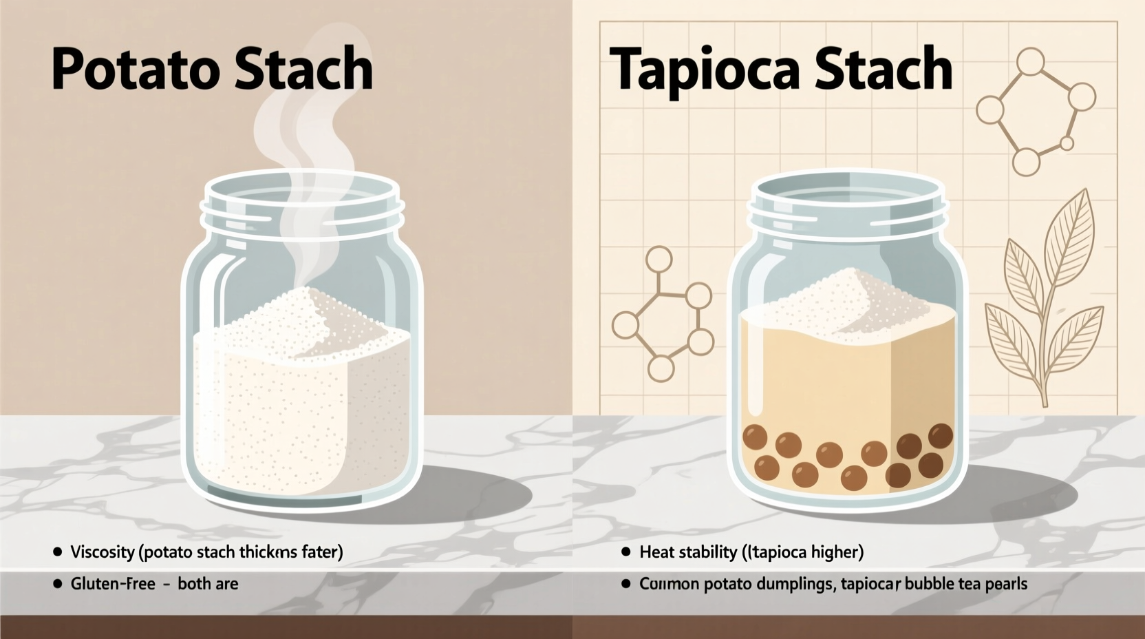 Potato Starch vs Tapioca Starch: When to Use Each (Chef Tested)