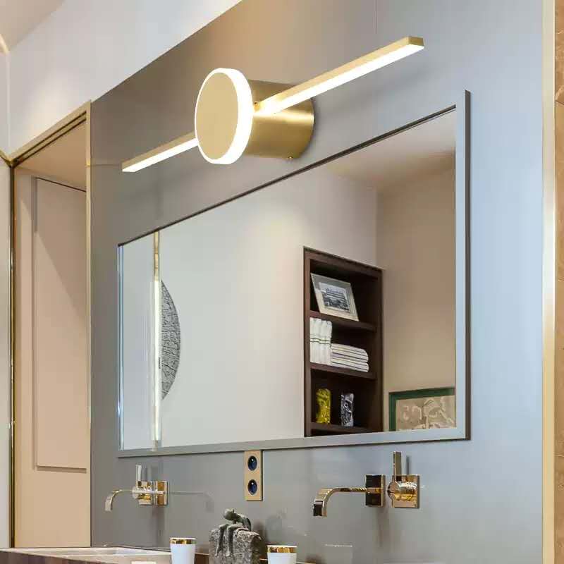 Gold Led Linear Vanity Mirror Light for Bathroom Mirror Living Room Gallery
