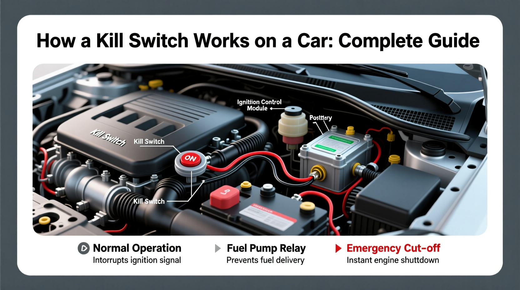 how does a kill switch work on a car