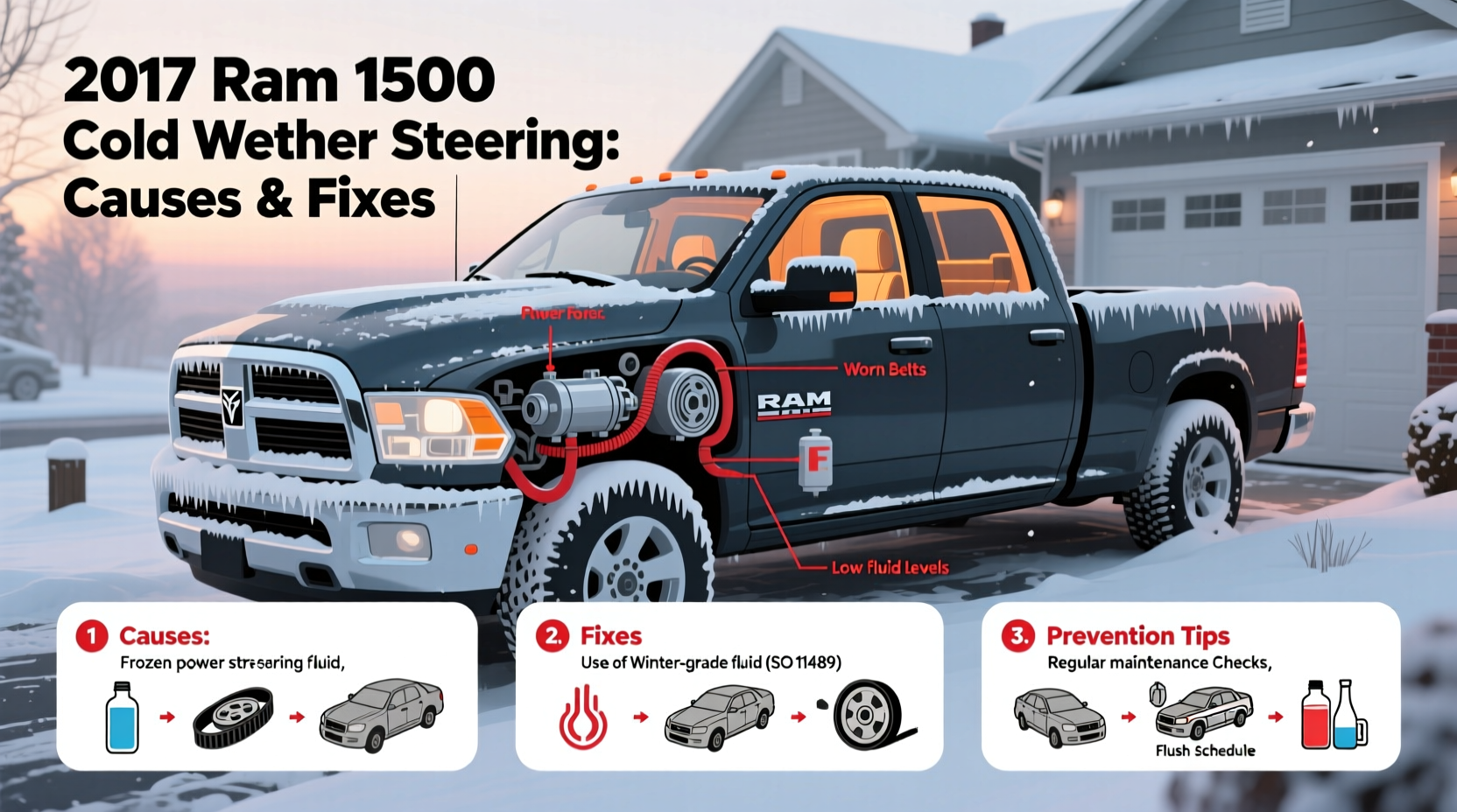 2017 ram 1500 cold weather steering