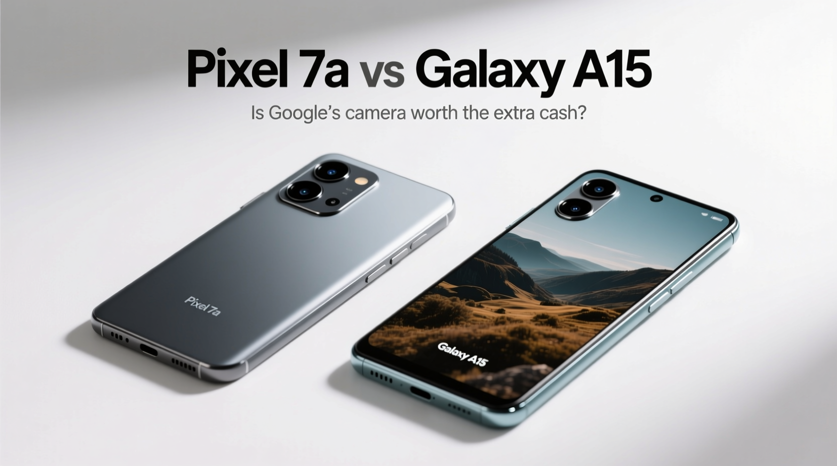 pixel 7a vs galaxy a15 is googles camera worth the extra cash