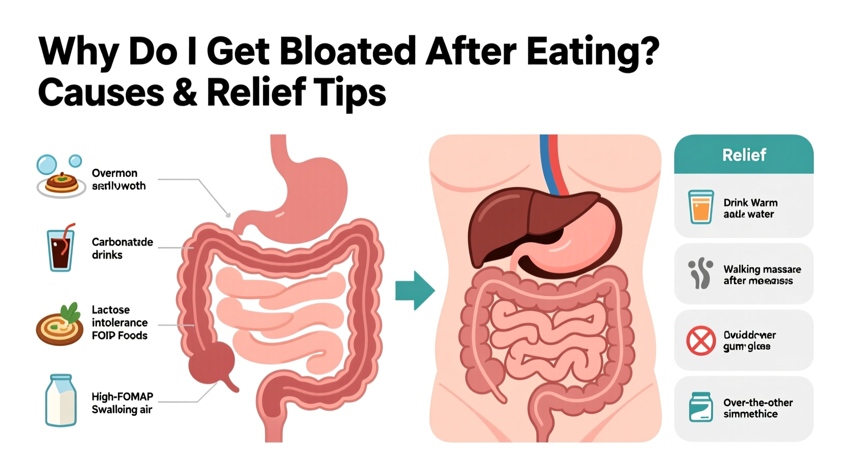 Why Do I Get Bloated After Eating Causes Relief Tips