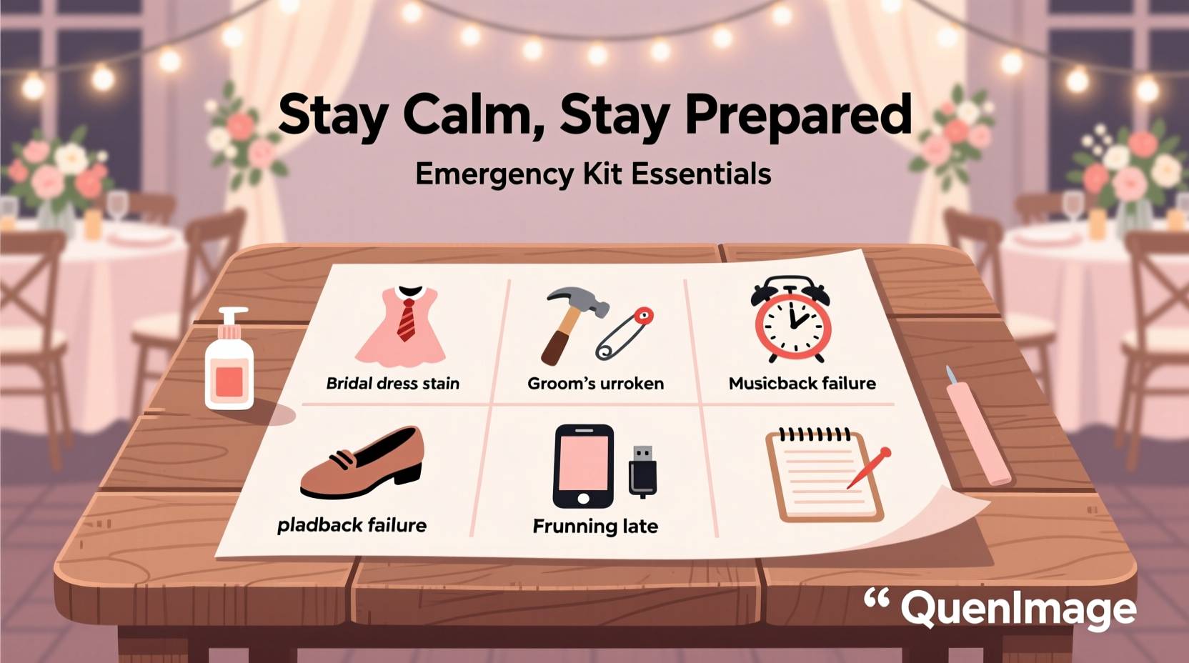 how to handle wedding day emergencies