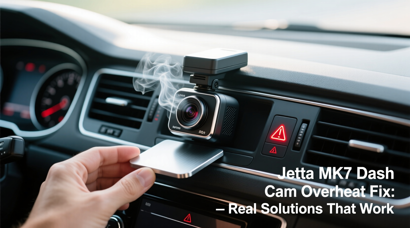 jetta mk7 dash cam overheat fix