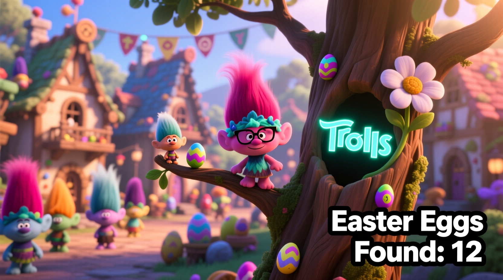 are there any easter eggs in trolls