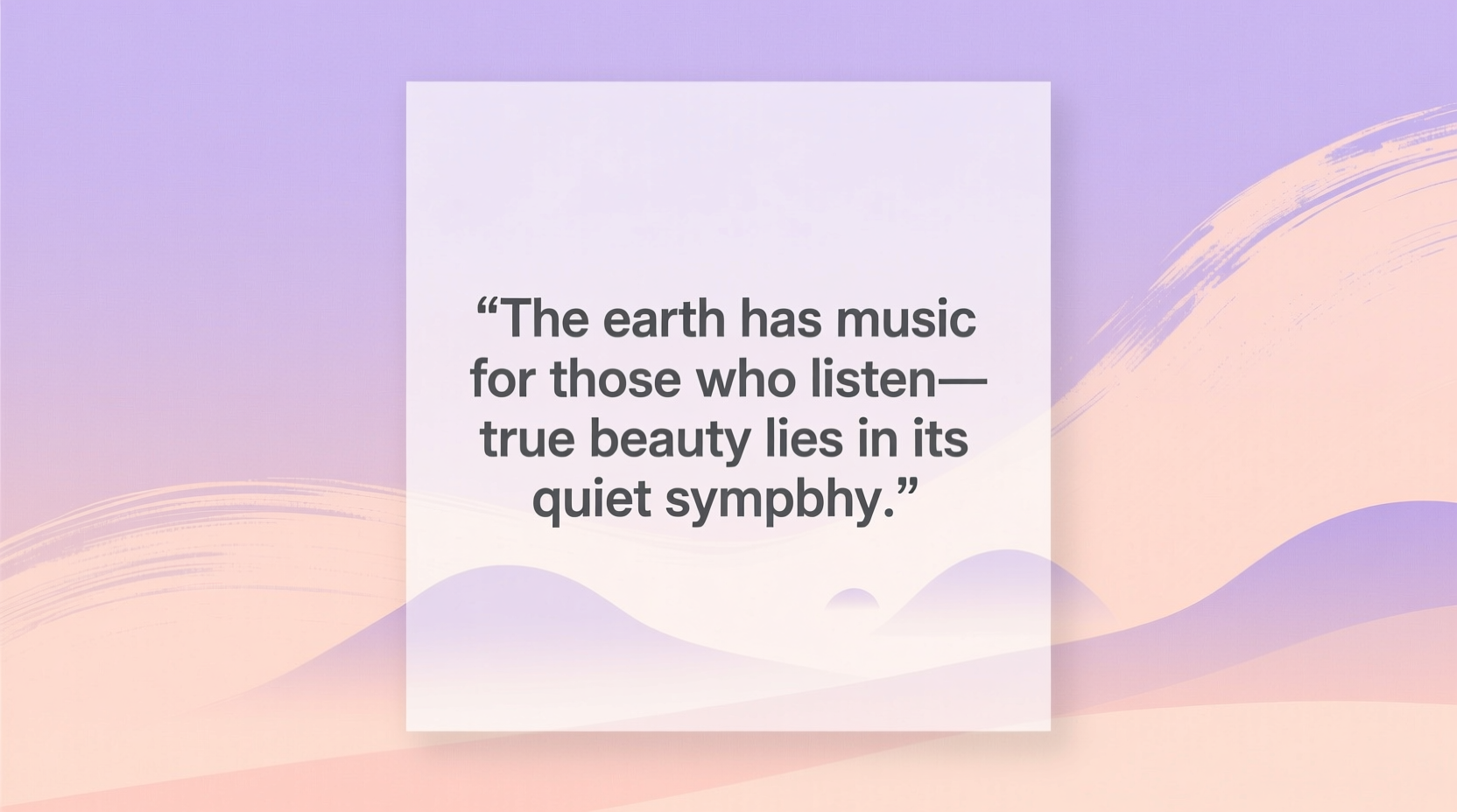 quotes about beauty nature