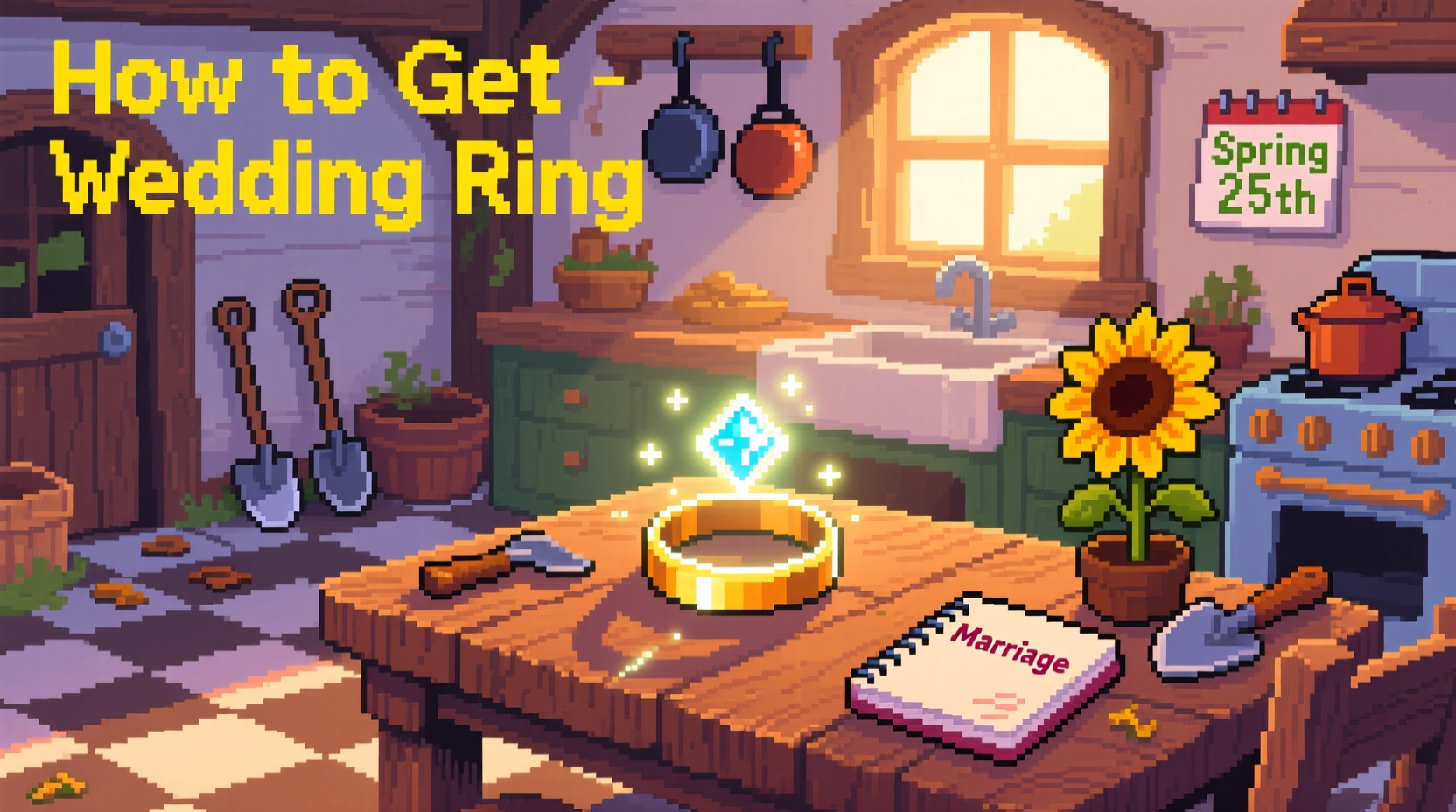 how to get wedding ring stardew valley