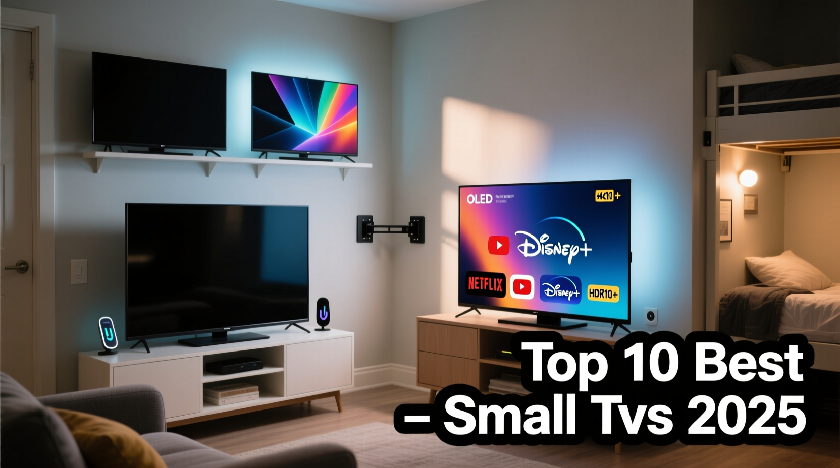 top 10 best small tv picks for sharp viewing in compact spaces