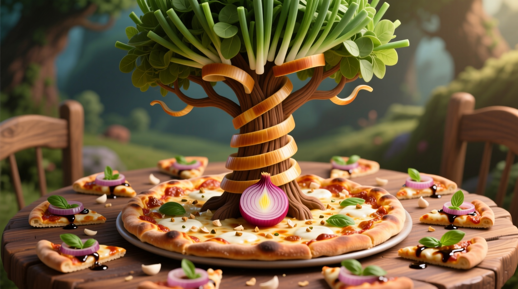 onion tree pizza