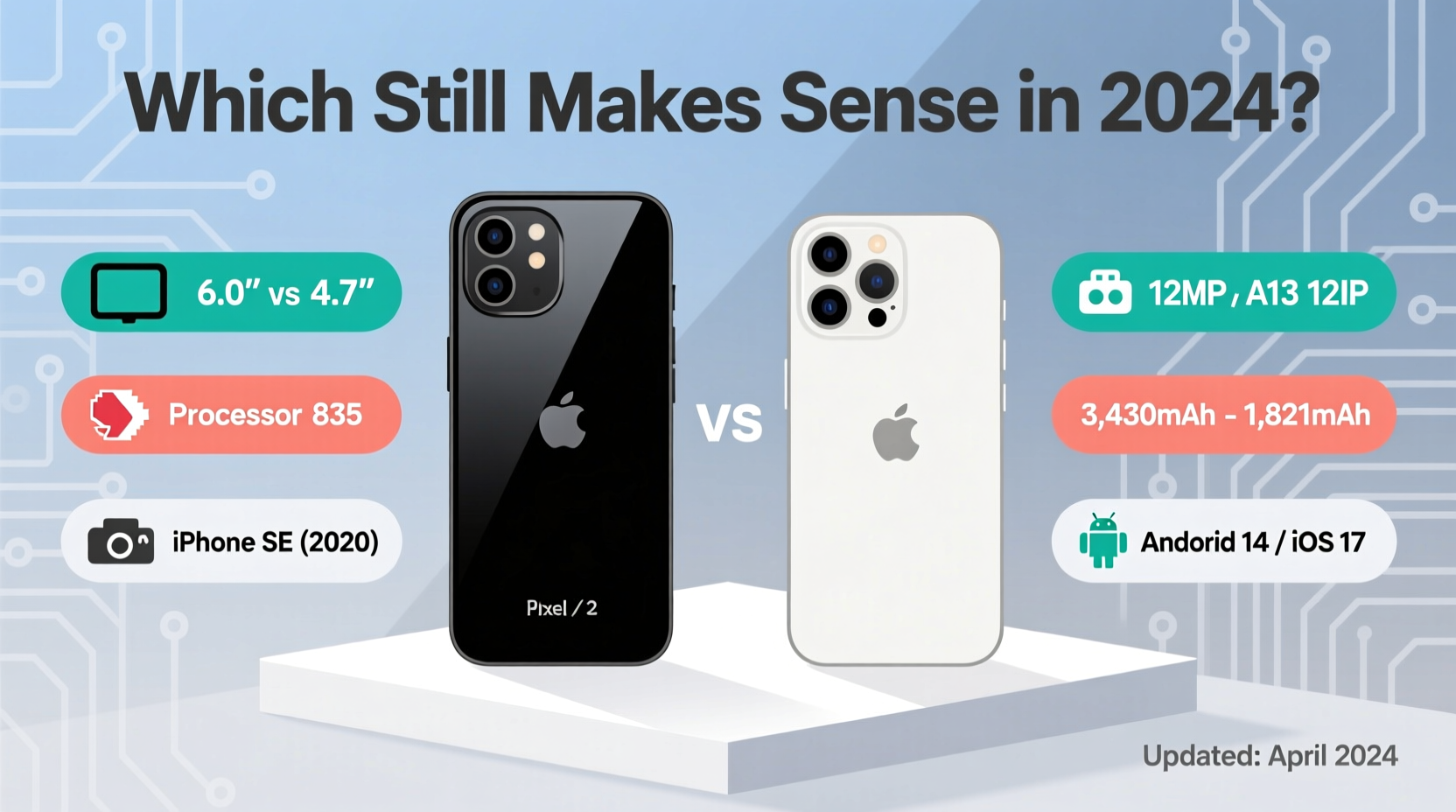 pixel 3 vs iphone se 2020 which one still makes sense in 2024