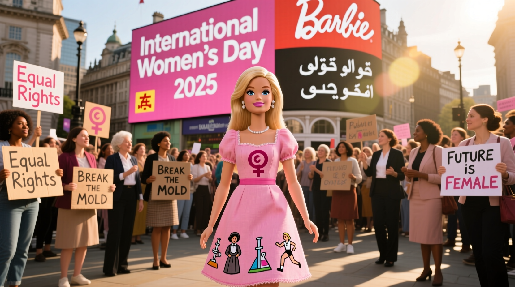 barbie doll international womens day
