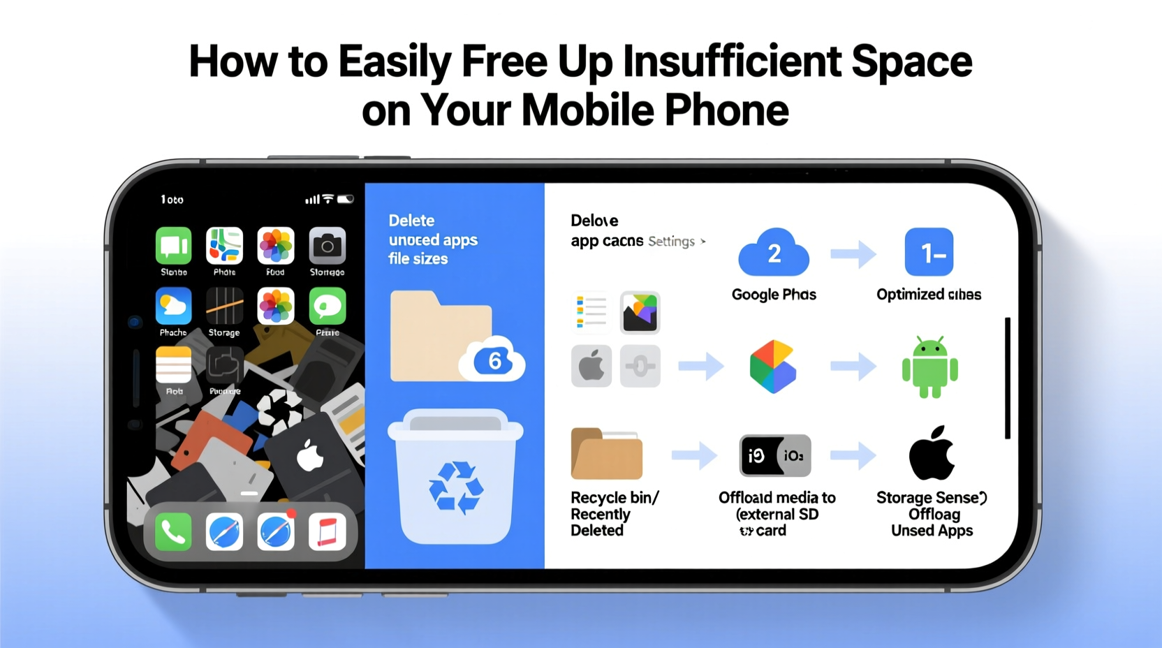 how to easily free up insufficient space on your mobile phone a step by step guide