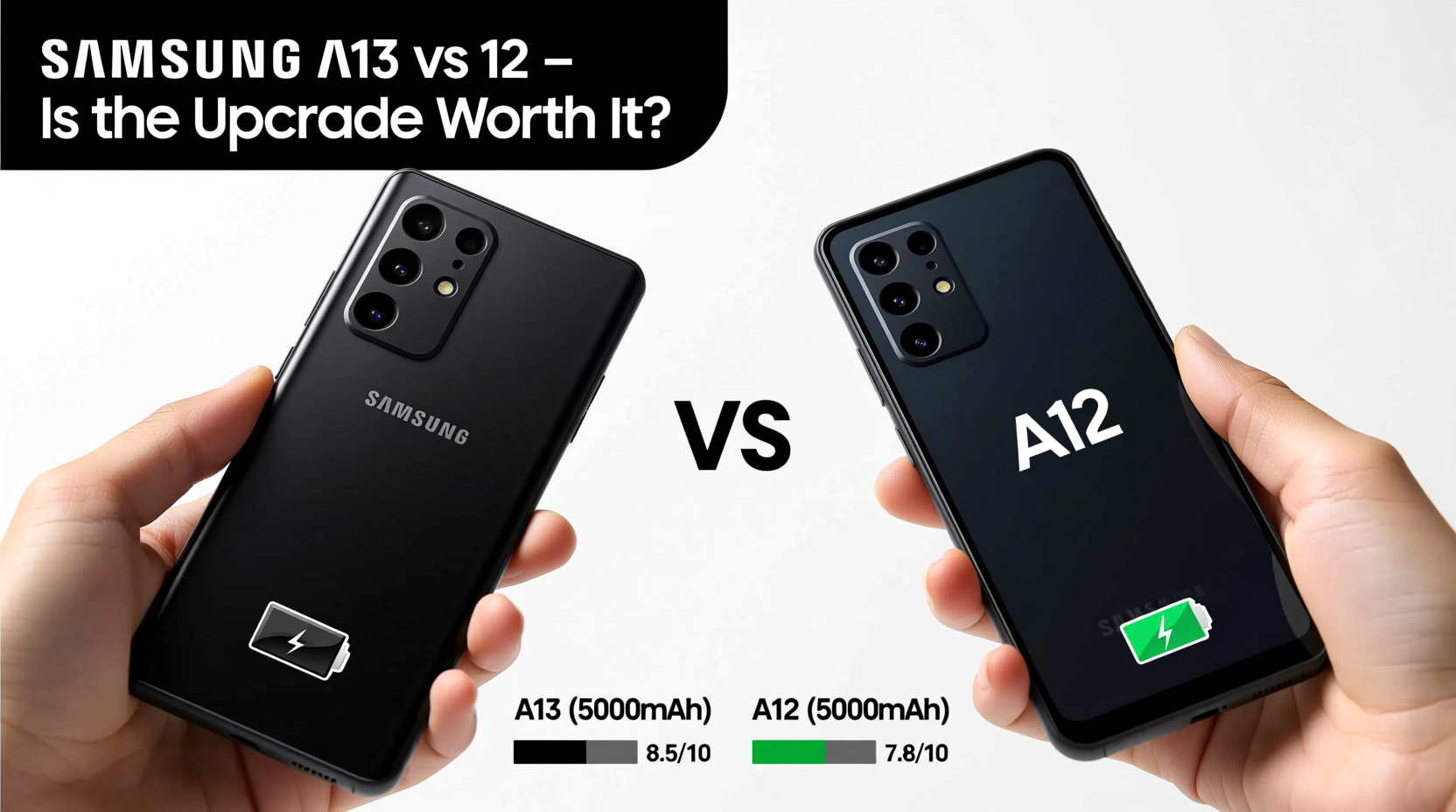 samsung a13 vs a12 is it worth upgrading or are they basically the same 4