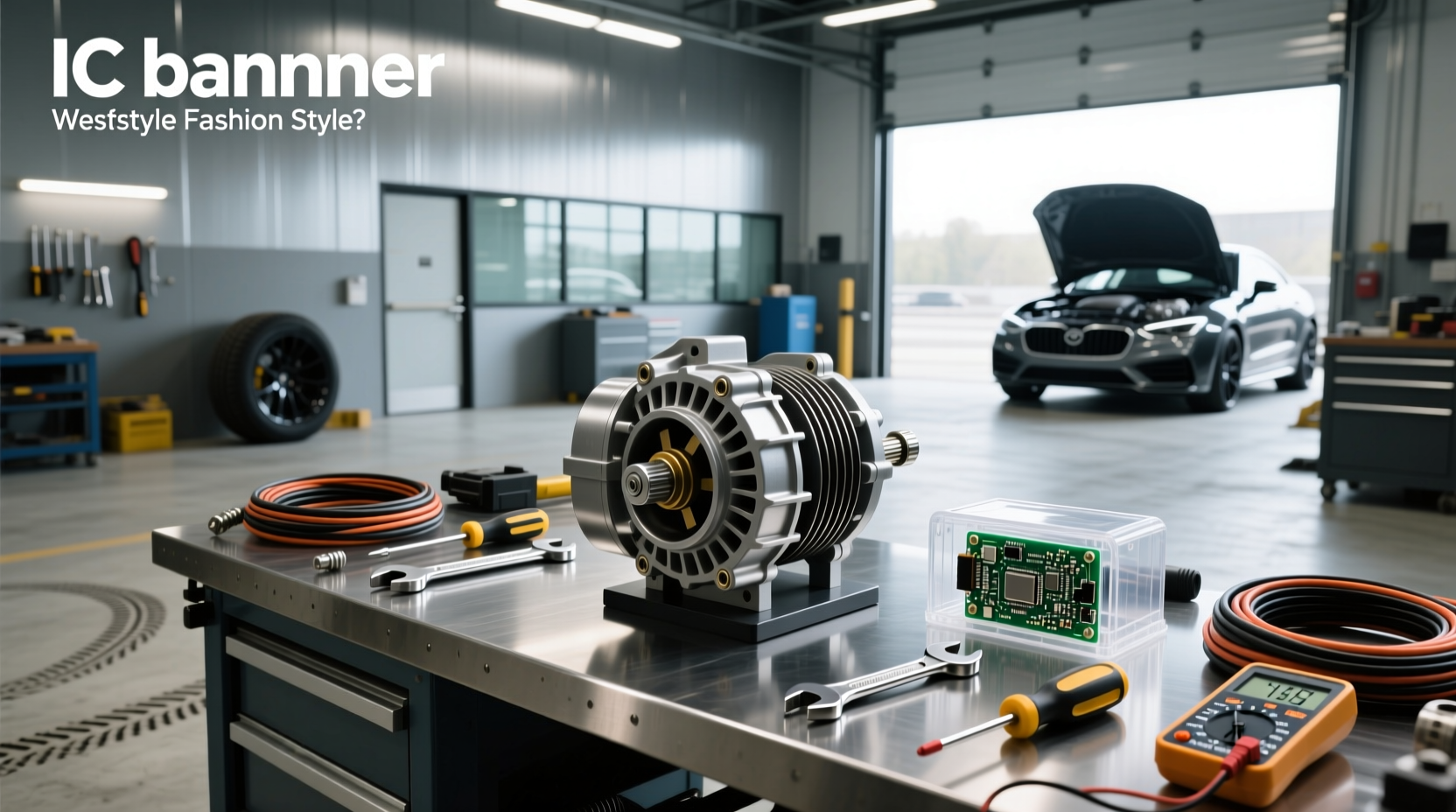 Diagram showing internal structure of an IC regulator for alternator