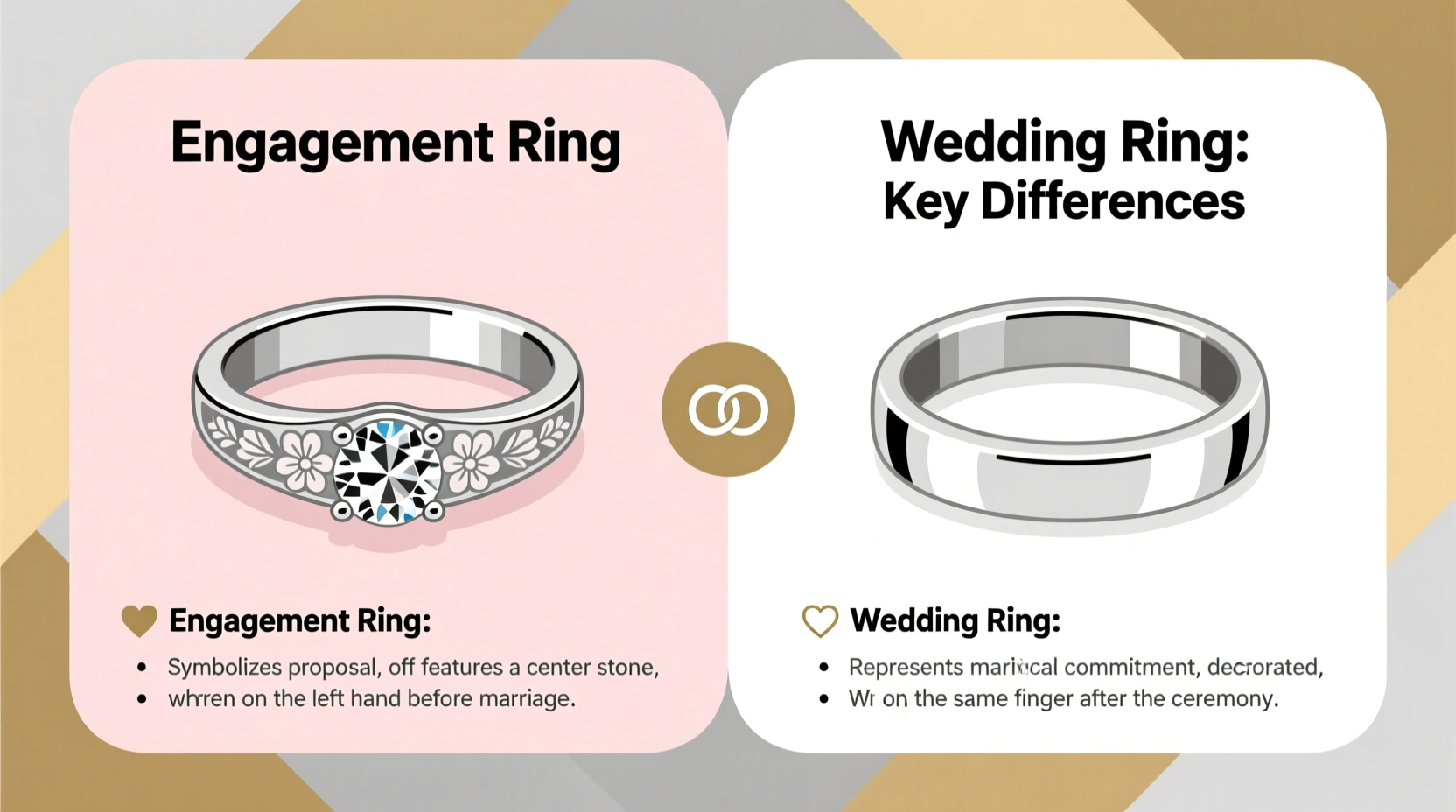 is an engagement ring the same as a wedding ring