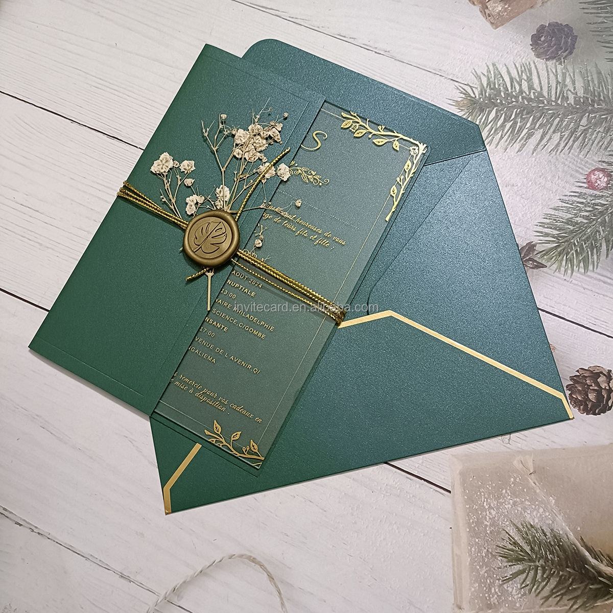 dusty rose wedding invitations