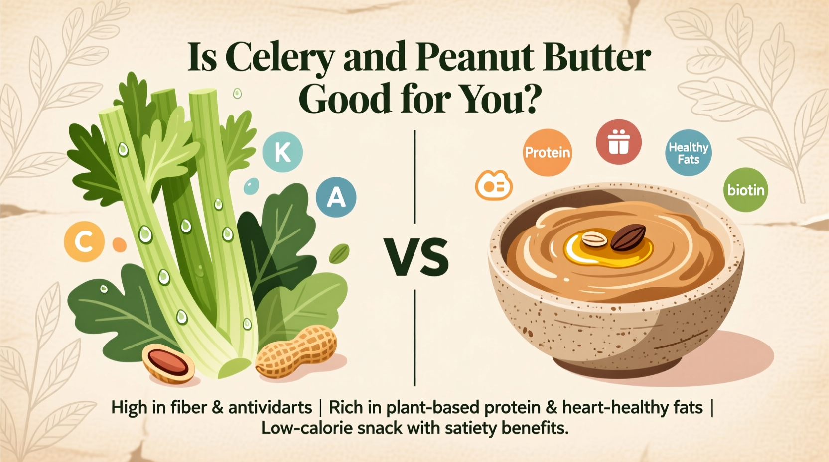 Celery and Peanut Butter: Healthy Snack Benefits Revealed