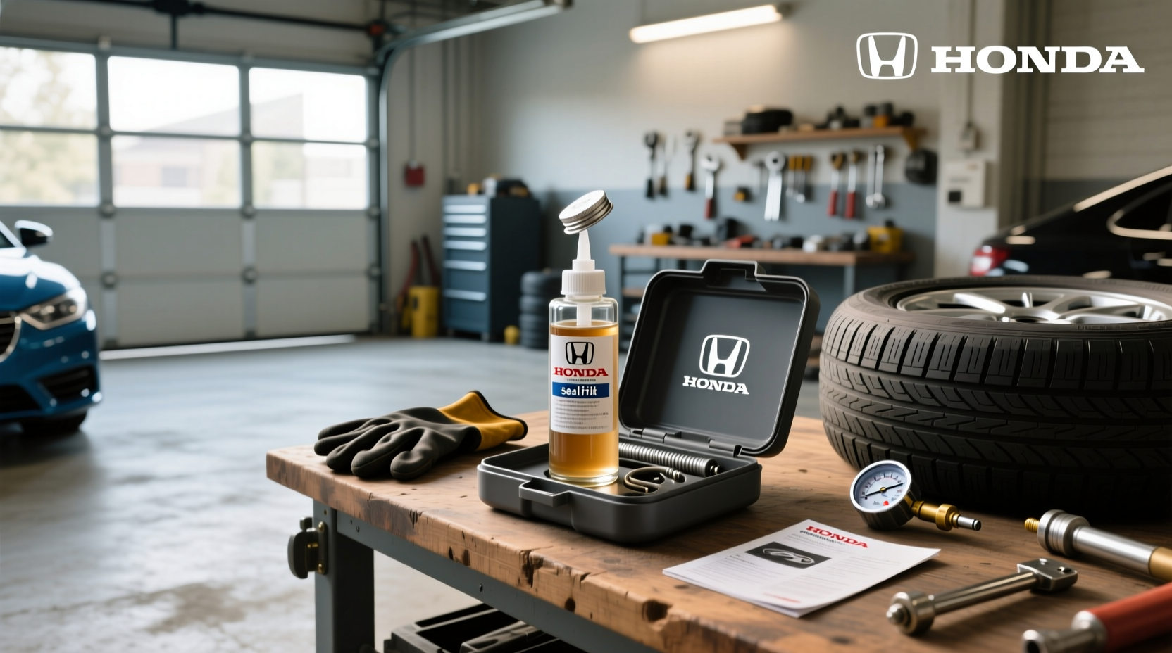 How to Refill a Honda Tire Repair Kit Sealant?