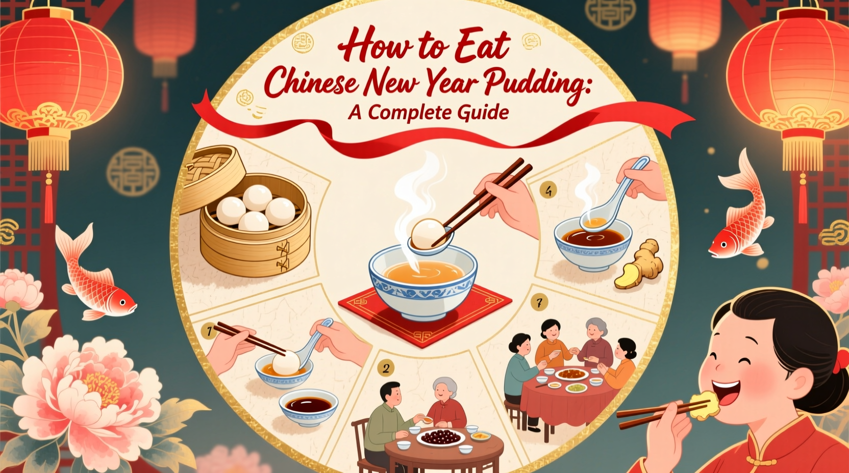 how to eat chinese new year pudding