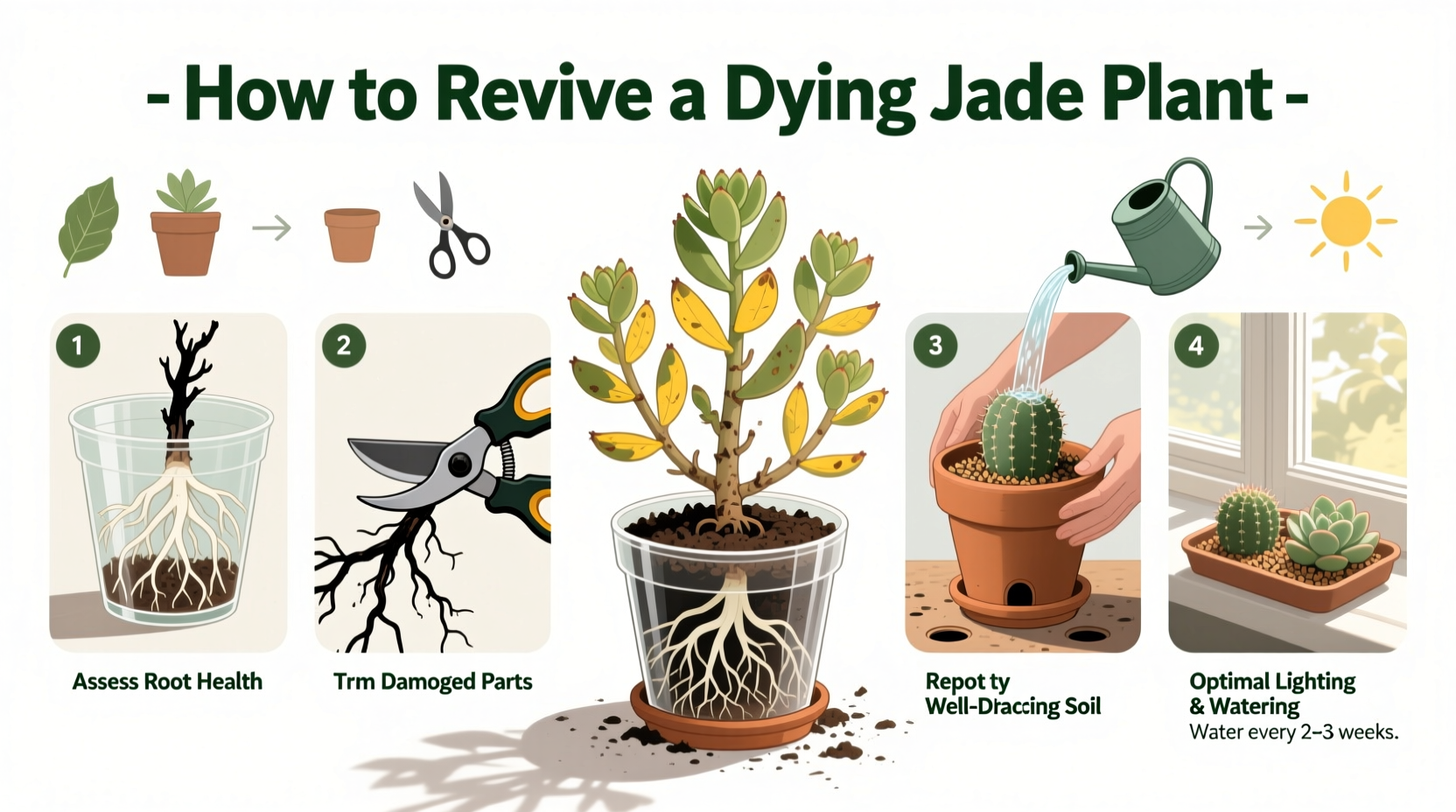 How to Revive a Dying Jade Plant: Step-by-Step Guide