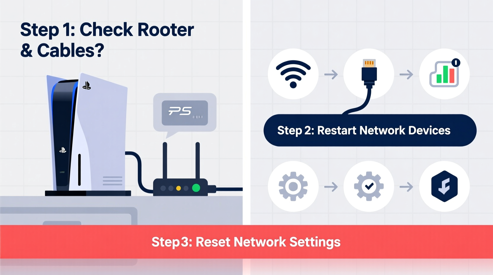 ps5 not connecting to internet troubleshooting solutions