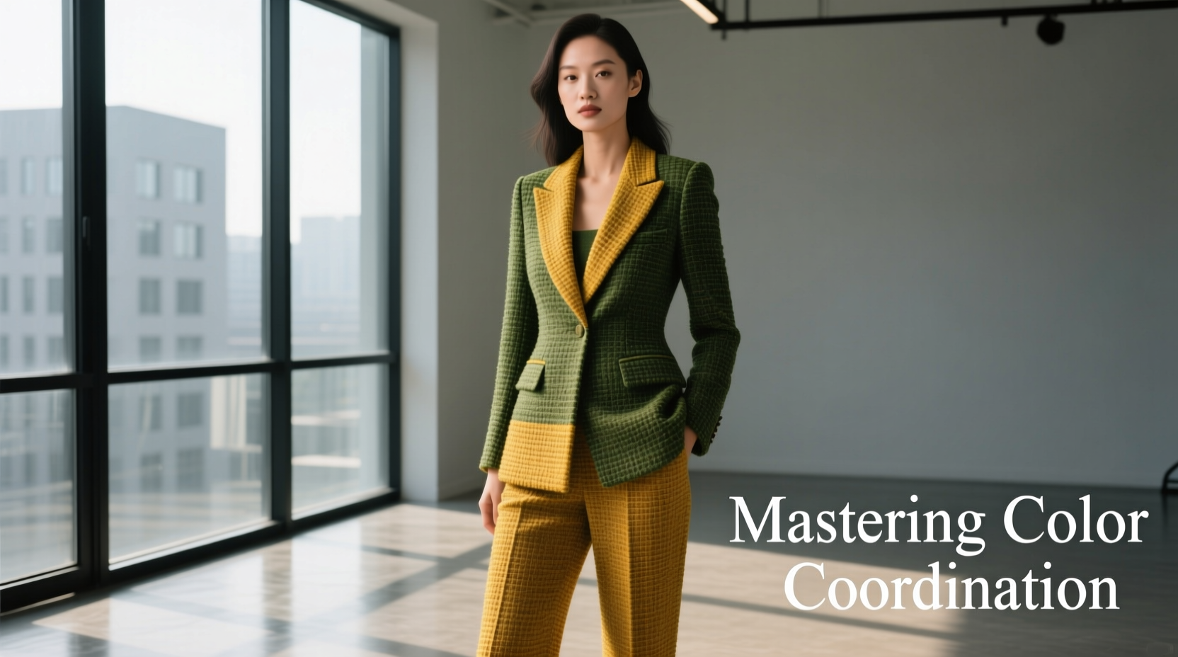 mastering color coordination how to perfectly match colors with a tweed two piece set