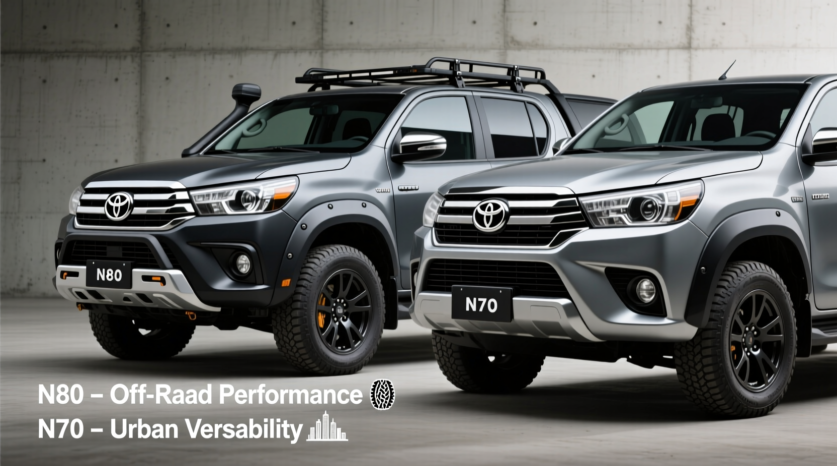 Hilux N80 vs N70 Accessories: No Official Models Exist