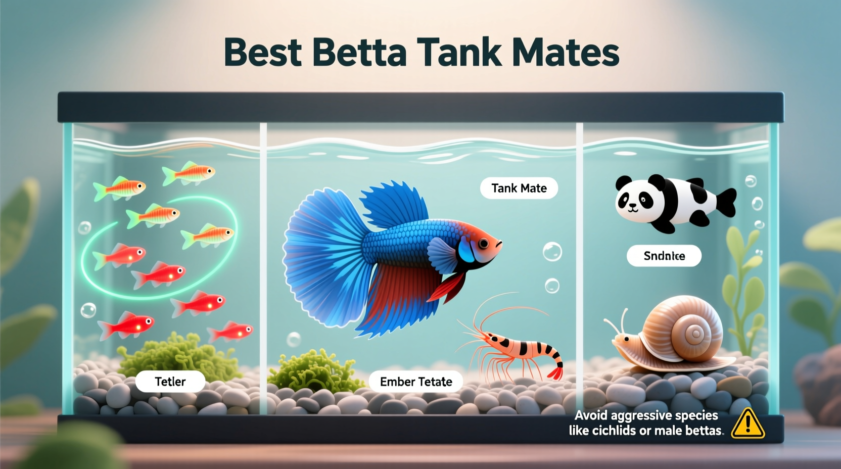 guide to choosing the best betta tank mates for your aquarium