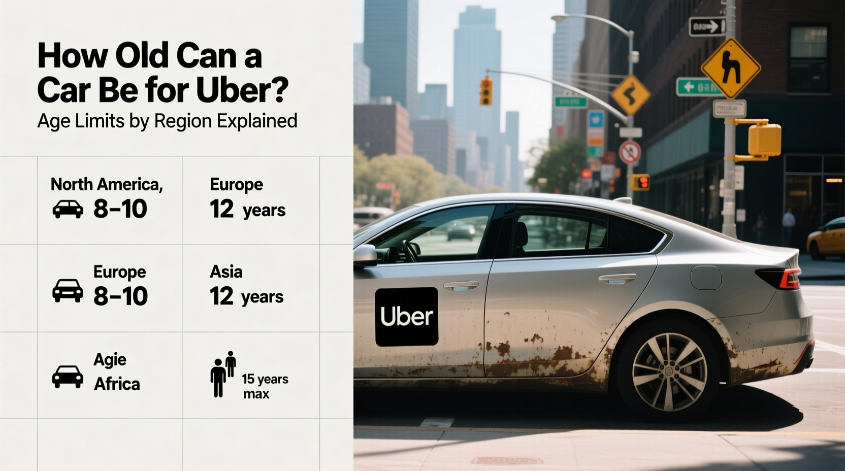 how old car for uber