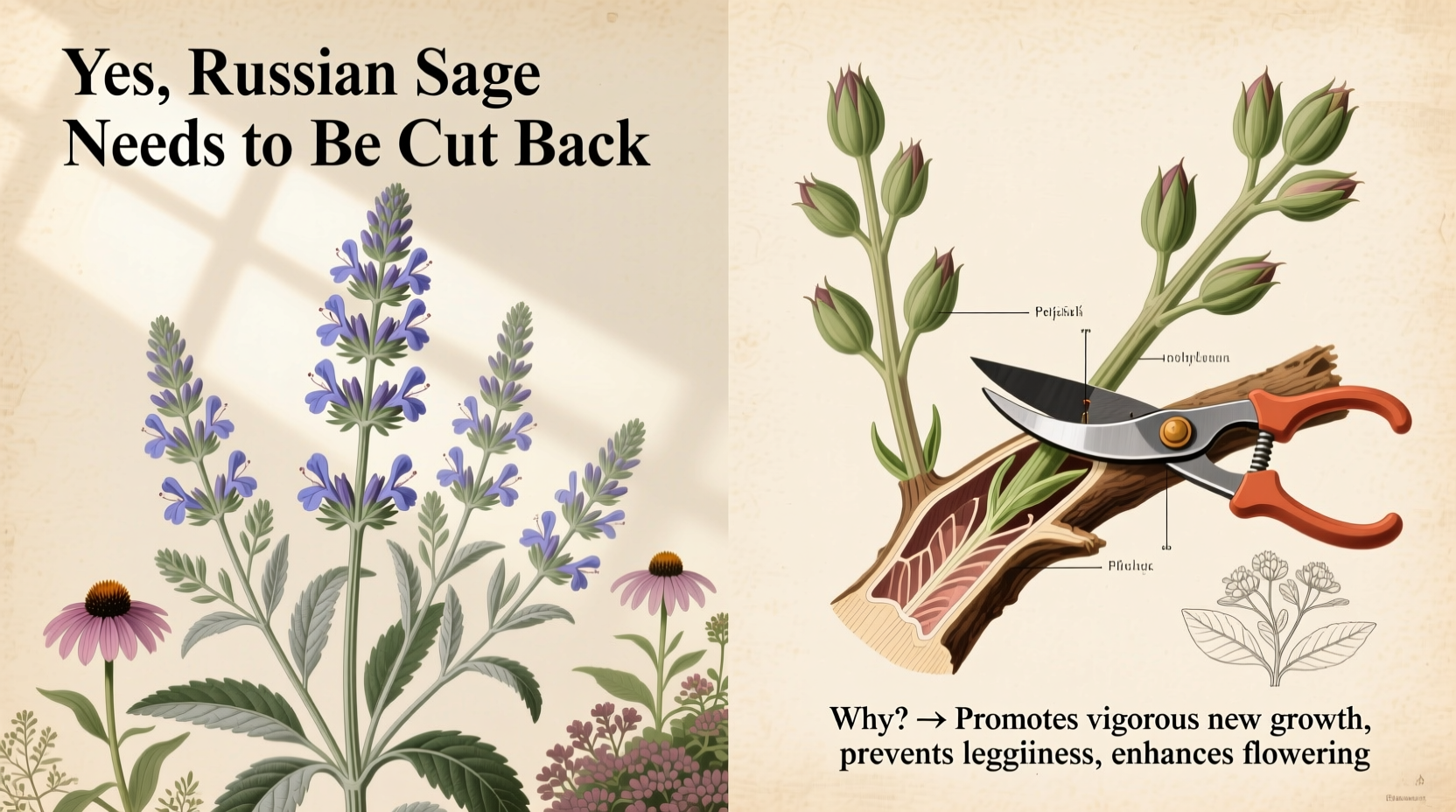 does russian sage need to be cut back