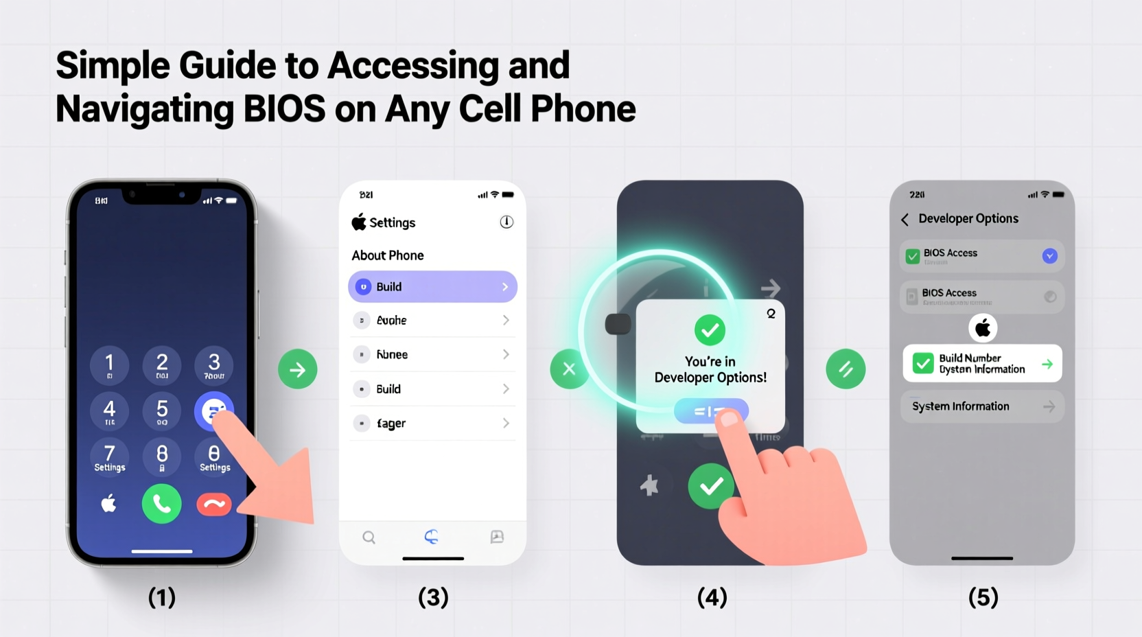 a simple guide to accessing and navigating the bios on any cell phone