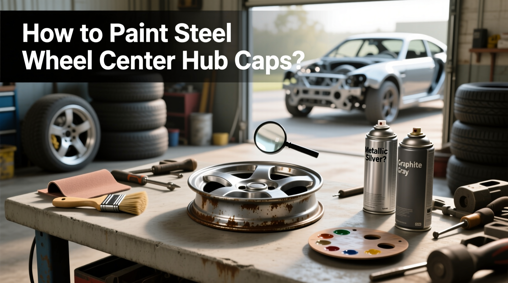 how to choose wheel metal center caps,How to paint steel wheel center hub cap?