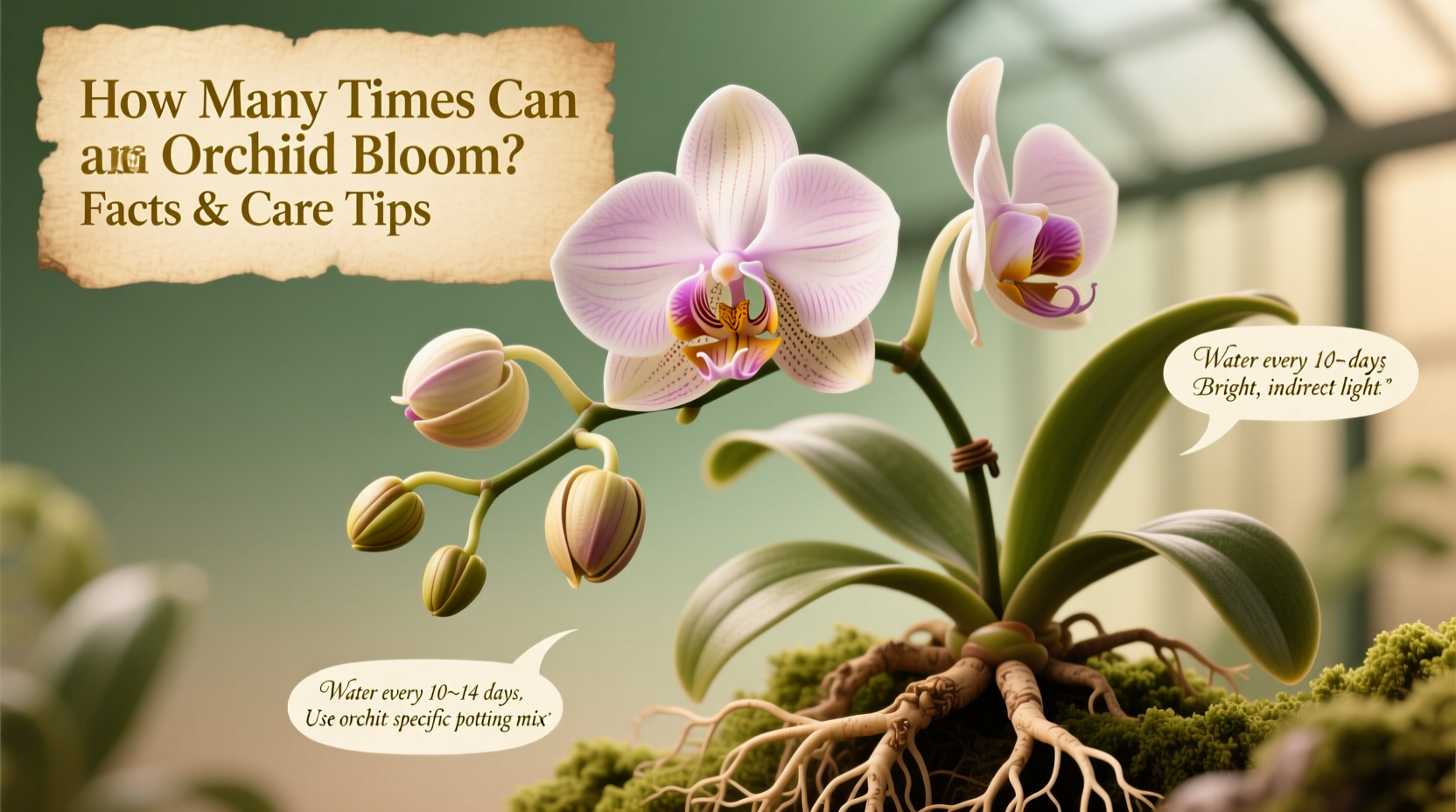 how many times can an orchid bloom