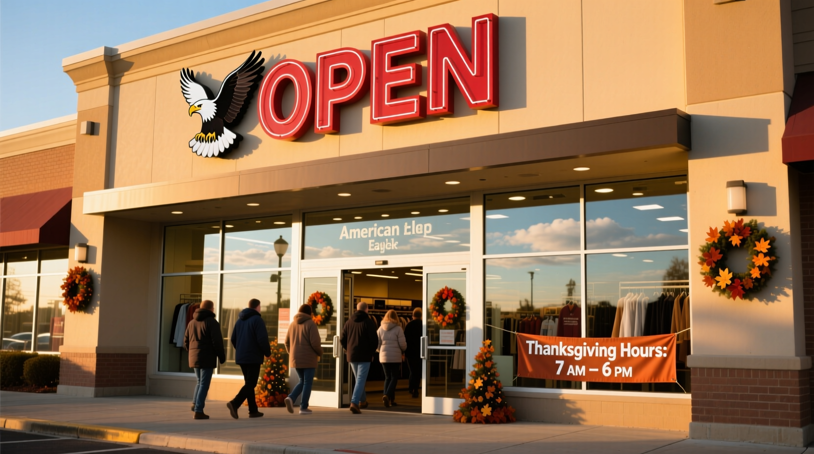 is american eagle open on thanksgiving
