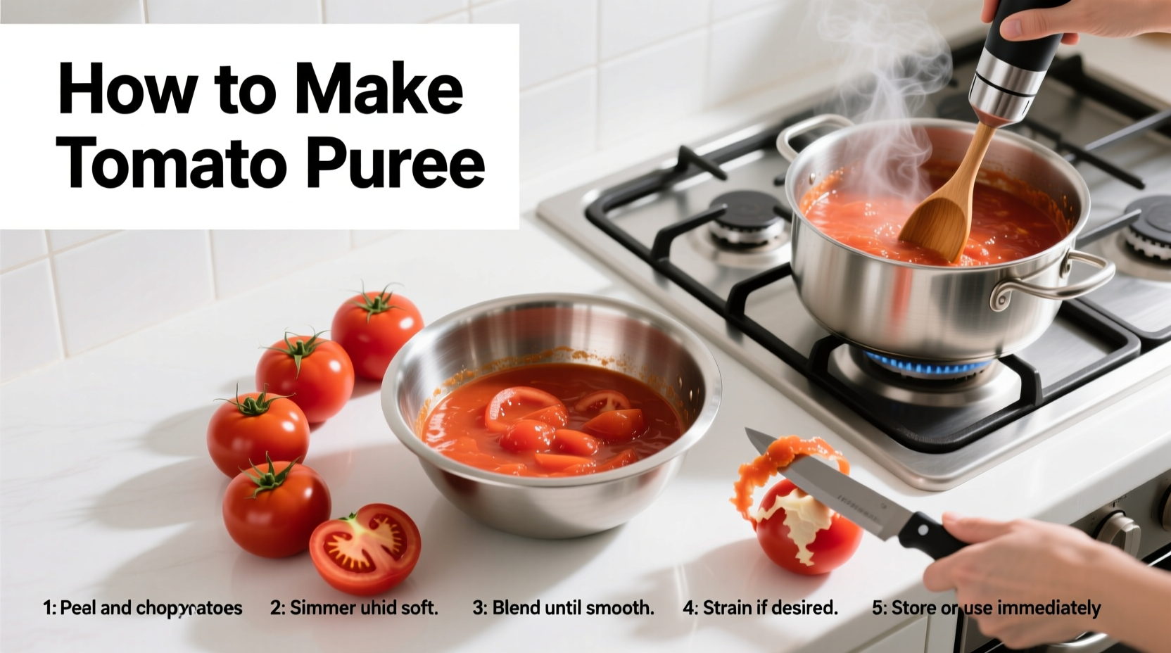 How to Make Tomato Puree: Simple 30-Minute Recipe