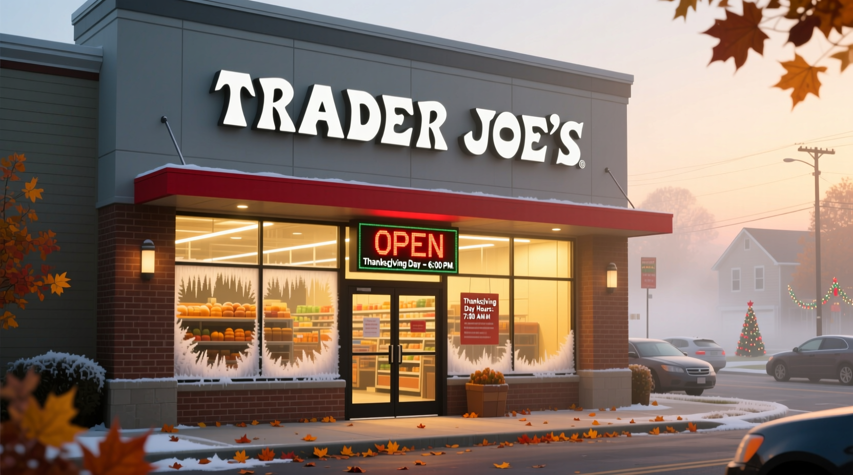 is trader joes open on thanksgiving day