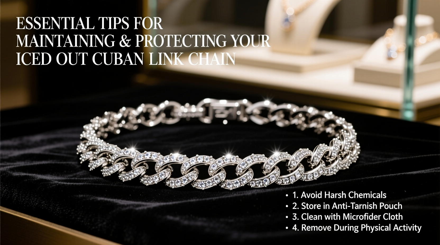 essential tips for maintaining and protecting your iced out cuban link chain