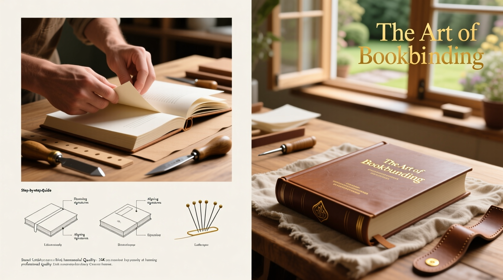 mastering bookbinding at home a step by step guide to creating professional quality books