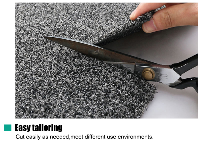 2022 popular Indoor 100%PP material PVC backing Artificial turf mat plastic grass door mat(图6)