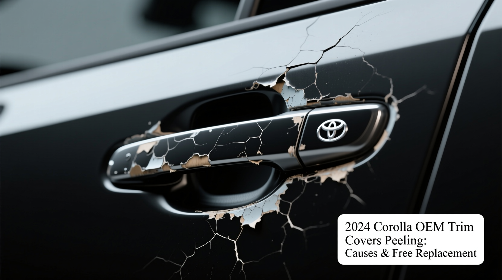 peeling oem covers corolla 2024
