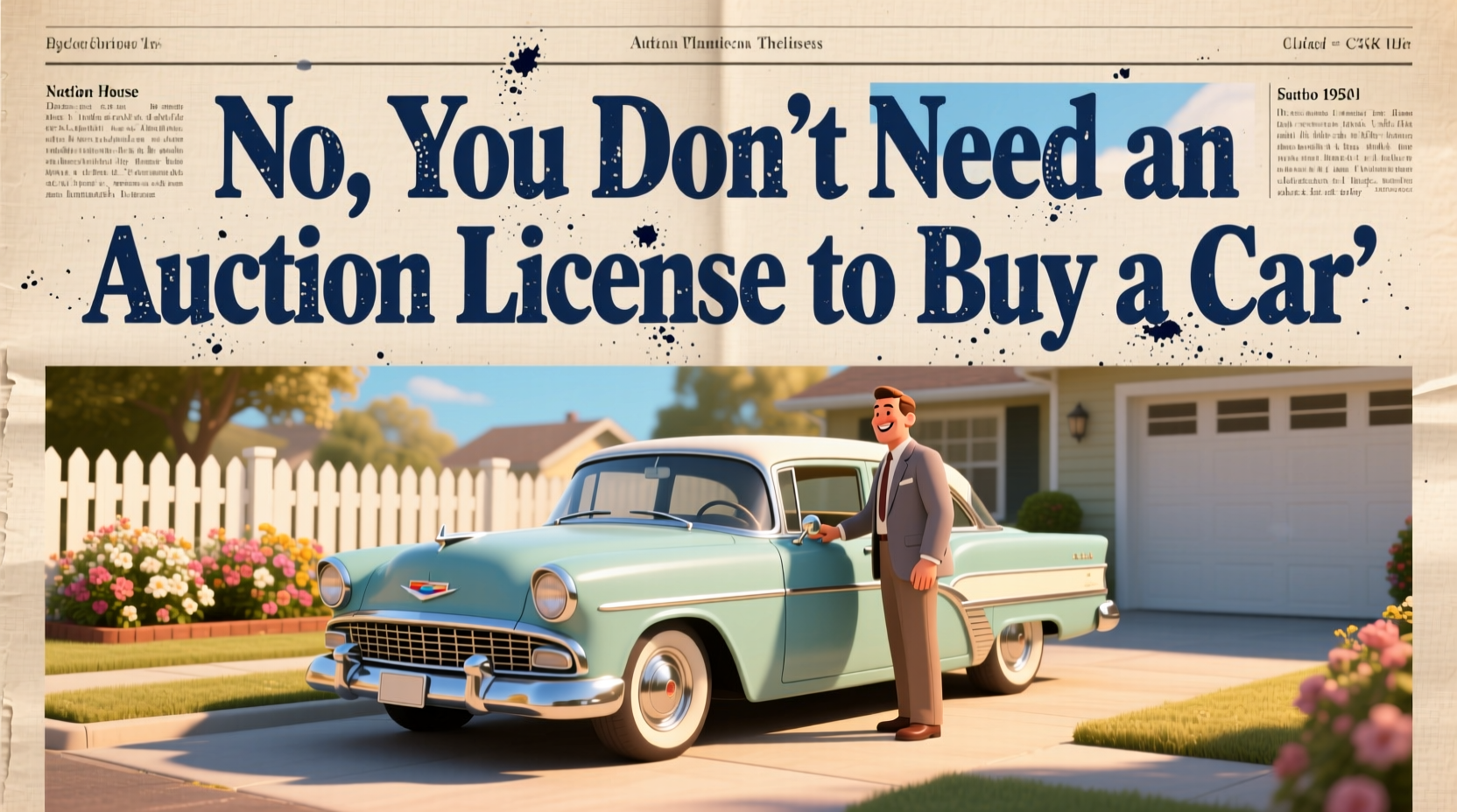 do you need an auction license to buy a car