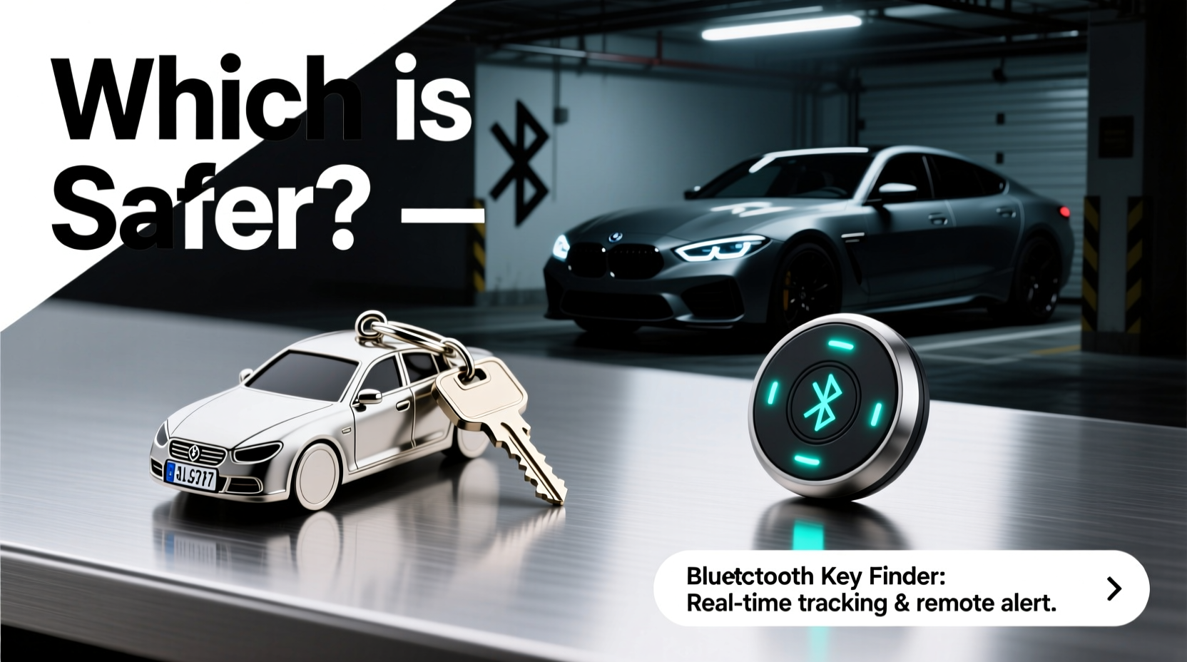 car token keyring vs bluetooth key finder which is less likely to get your car stolen