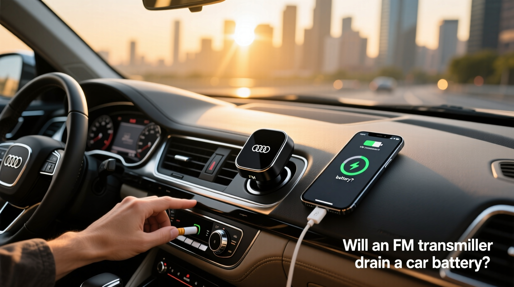 audi car fm transmitter,Will an FM transmitter drain a car battery? buying guide
