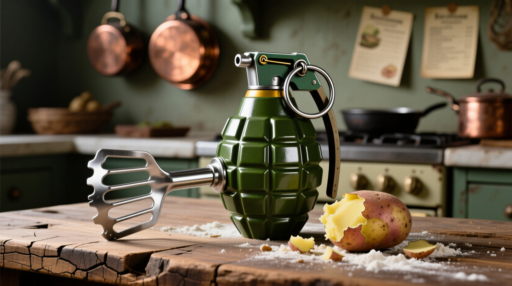 Grenade Potato Masher: Understanding the Common Kitchen Tool Myth